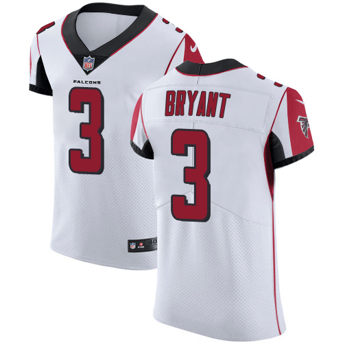 Nike Falcons #3 Matt Bryant White Men's Stitched NFL Vapor Untouchable Elite Jersey
